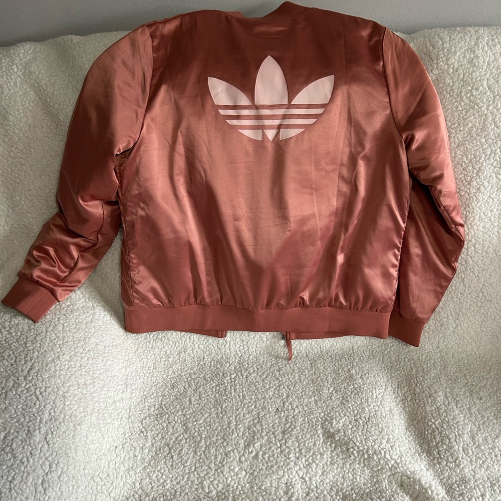 Adidas Women's Pink Bomber Jacket